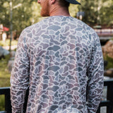 Classic Deer Camo Performance Tee - LS -