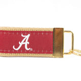 Alabama Crimson Tide Woven Ribbon Key Fob by Zep-Pro