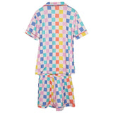 Multicolored Checker Pajamas