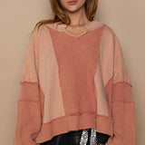 Frayed Edge Knit Top