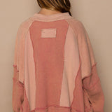 Frayed Edge Knit Top