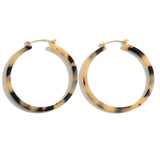 Tortoise Hoop Earrings