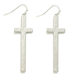 Thin Worn Hoop Earrings