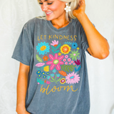 Let Kindness Bloom T-Shirt: Light Blue