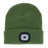 Night Scope Rechargeable LED Beanie Olive