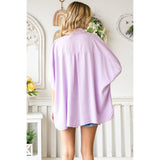 Oversize Drop Shoulder Tencel Shirt