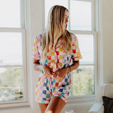 Multicolored Checker Pajamas