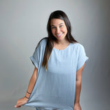 Blue Breeze Dolman Top