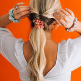 Hair Scrunchie | Large | Calming Coral