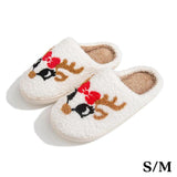 Plush Reindeer Slippers