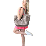 The Debra Diamond Tote Coca Mocha