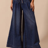 Dark Wash Wide Leg Pants