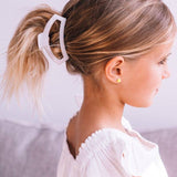 Open Hair Clip | Medium | Coconut White