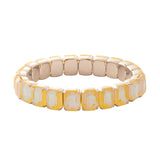 Light Topaz Delite 7 inch Octavia Stretch Bracelet