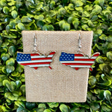 US Flag Earrings