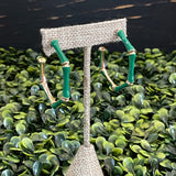 Epoxy Bamboo Earrings