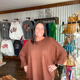 Chestnut Dream Dolman Top