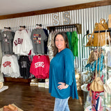 Teal Dream Dolman Top