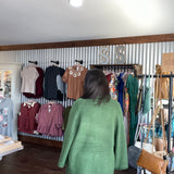 Solid 3/4 Dolman Sleeves Turtleneck Pullover