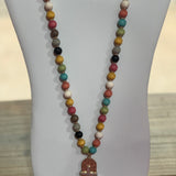 GlitterWood Hammered Necklace
