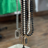 GlitterWood Hammered Necklace