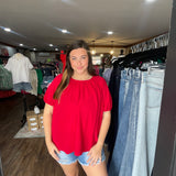 Breezy Vibes Textured Top