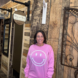 Pink Smile Sweatshirt