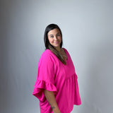 Pink Dream Babydoll Top