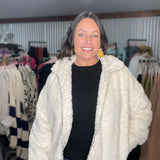 Chic Comfort Faux Fur Zip-Up Jacket