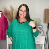 Sweet Sorbet Waffle Knit