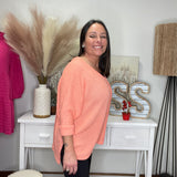 Sweet Sorbet Waffle Knit