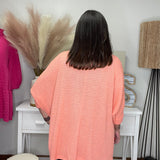 Sweet Sorbet Waffle Knit