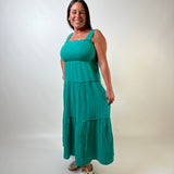 Teal Breeze Tiered Sundress