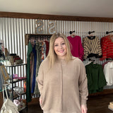 Brushed Melange Hacci Oversized Sweater