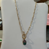 Two-tone chain necklace