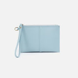 Starlight Blue Vida Small Pouch in Micro Pebbled Leather