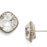 Sorrelli Cushion-Cut Solitaire Stud Earrings
