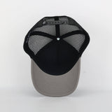 OLE BOY Grey/Black Classic Logo Patch Hat: Gray