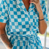 Teal Checker Loungewear