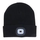 Night Scope Rechargeable LED Beanie Black
