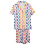 Multicolored Checker Pajamas