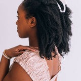Open Hair Clip | Medium | Coconut White