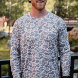Classic Deer Camo Performance Tee - LS -