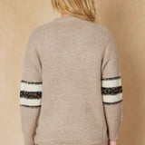 Curvy StripeLux Sweater