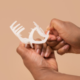 Open Hair Clip | Medium | Coconut White