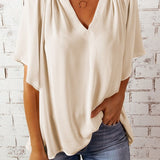 Split Neck Blouse