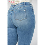 Mica Denim – Plus Super High Rise Straight Leg Jeans