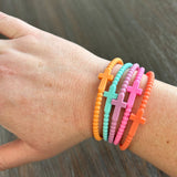 Silicone Cross Bracelet