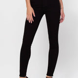 Black Stretch High Rise Ankle Skinny