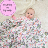 Hum Along Hummingbird Baby Swaddle Blanket